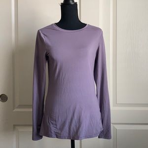 Jockey Lavender Polyester Blend Long Sleeve Top